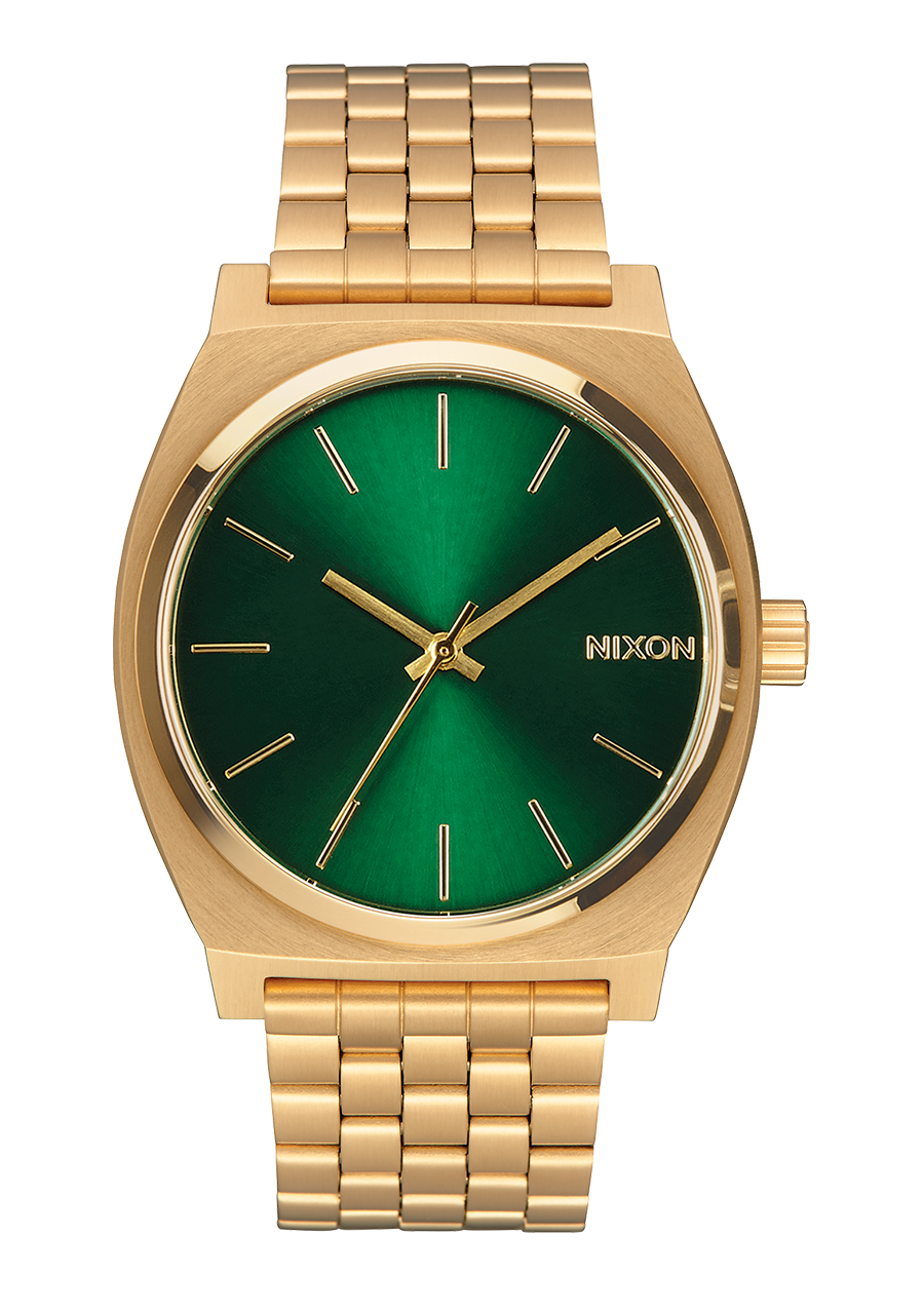 Time Teller - Gold / Green Sunray View 1