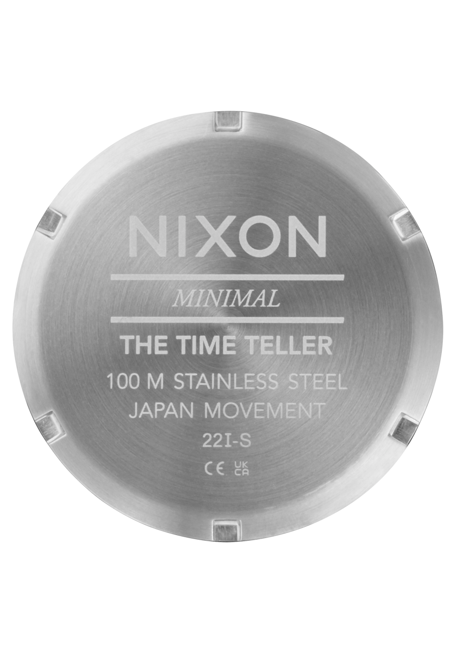 Time Teller - Silver / Coral View 5