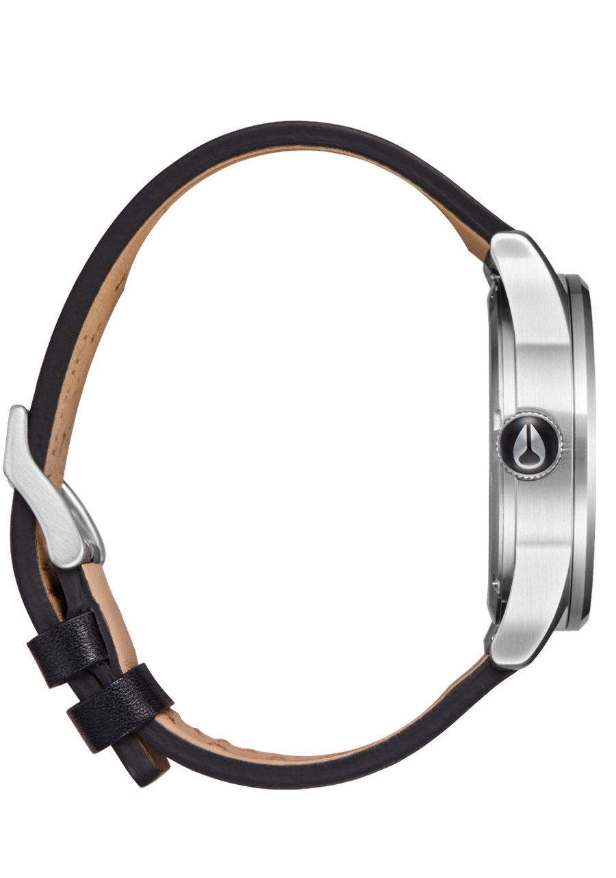 Sentry Leather - Chrome / Silver Sunray / Black View 3