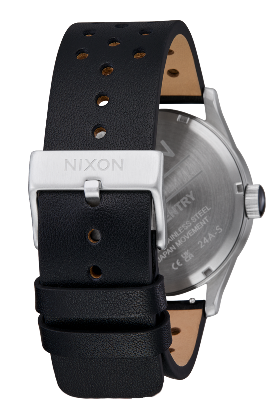Sentry Leather - Chrome / Silver Sunray / Black View 4