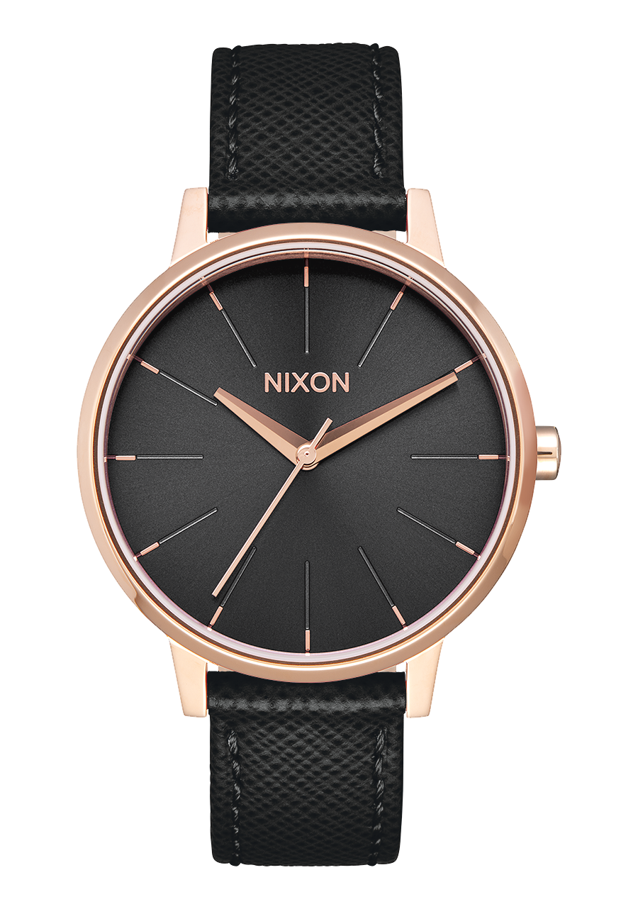 Kensington Leather - Rose Gold / Black View 1