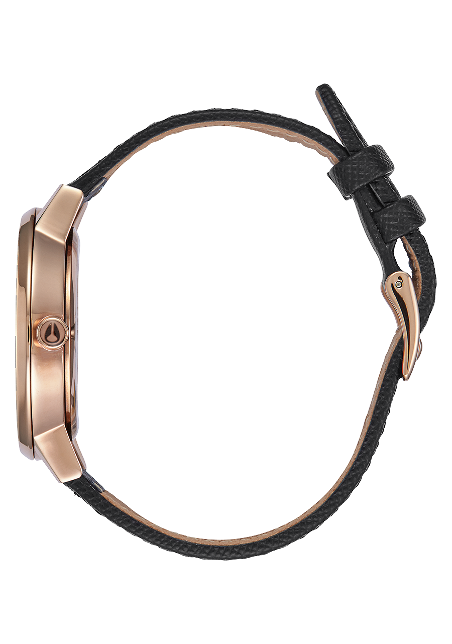 Kensington Leather - Rose Gold / Black View 2