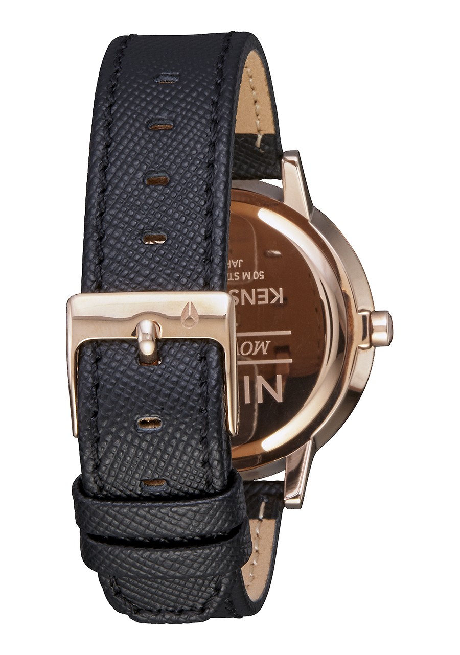 Kensington Leather - Rose Gold / Black View 3