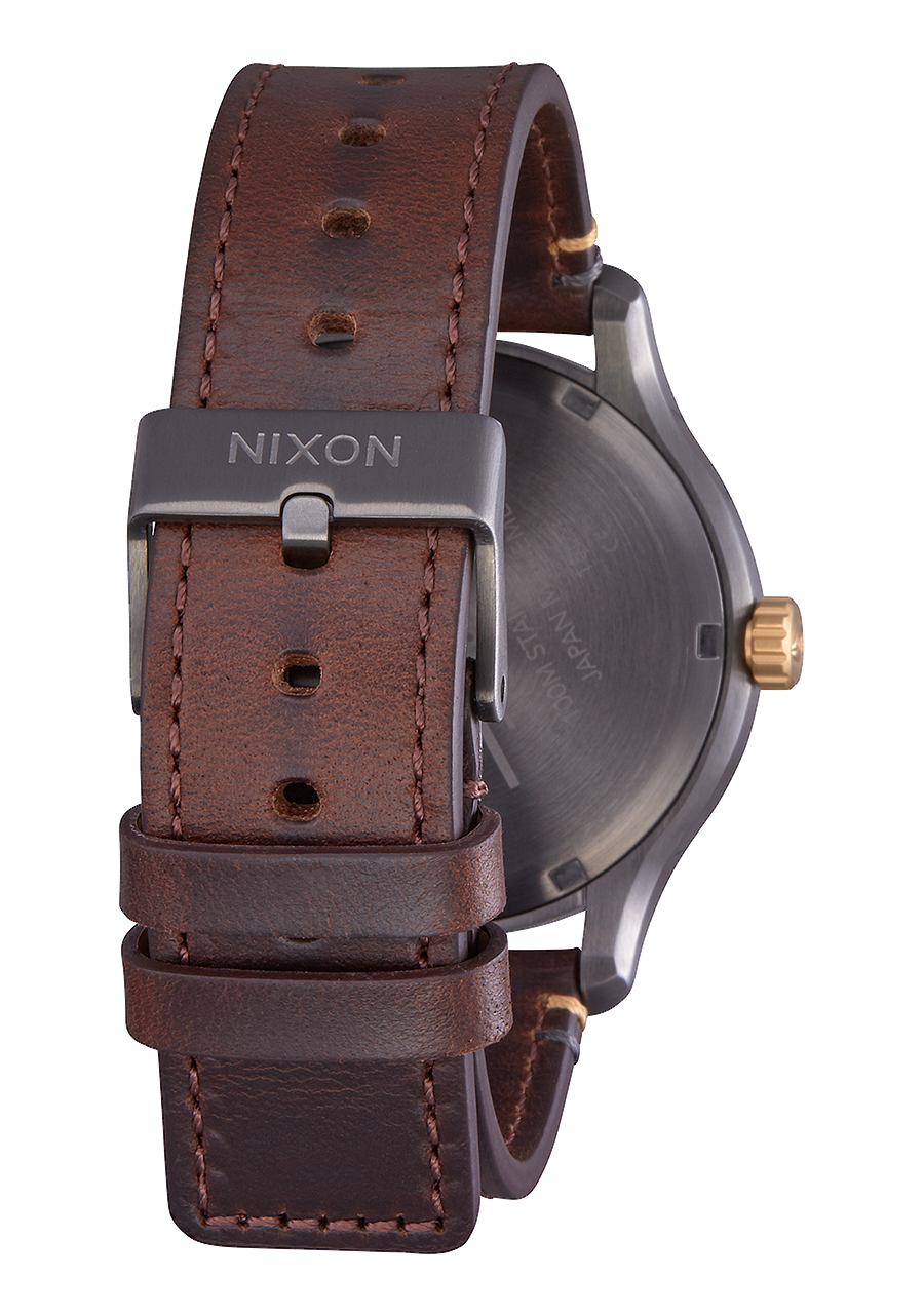 Patrol Leather - Gunmetal / Gold View 3