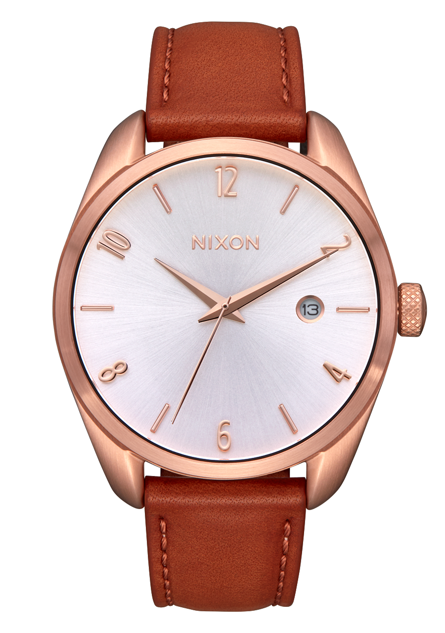 Thalia Leather - Rose Gold / White View 1