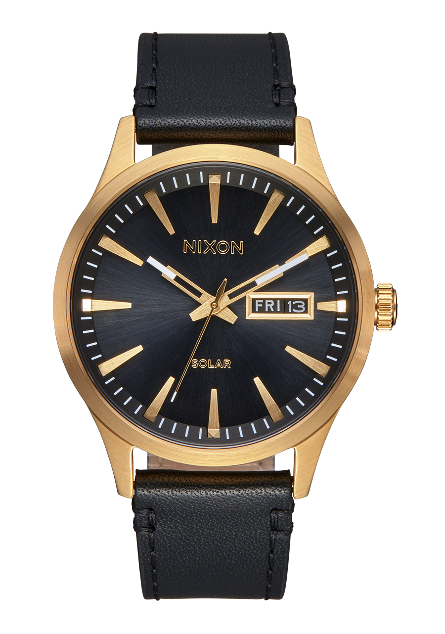 Sentry Solar Leather - All Gold / Black View 1