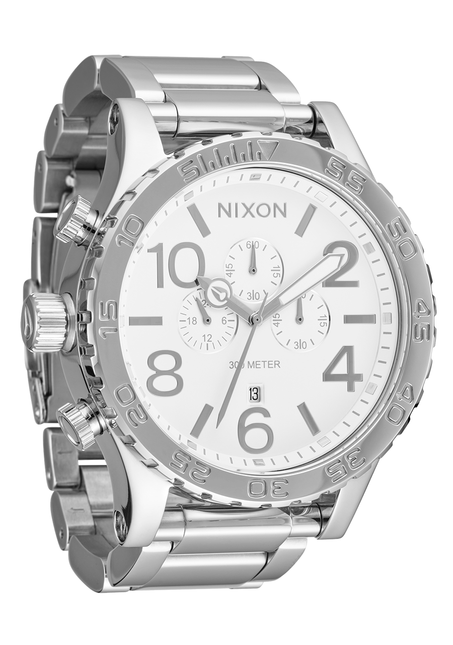 51-30 Chrono - High Polish / White View 2