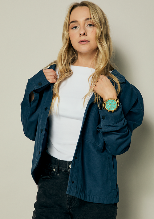 51-30 Chrono - Gold / Turquoise / Gold