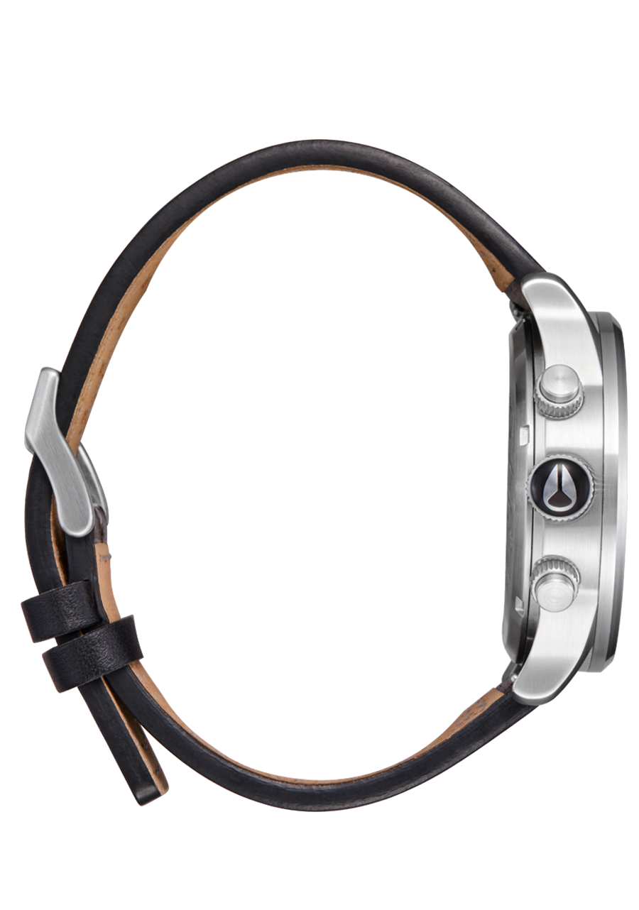 Sentry Chrono Leather - Chrome / Cloud Sunray / Black View 3