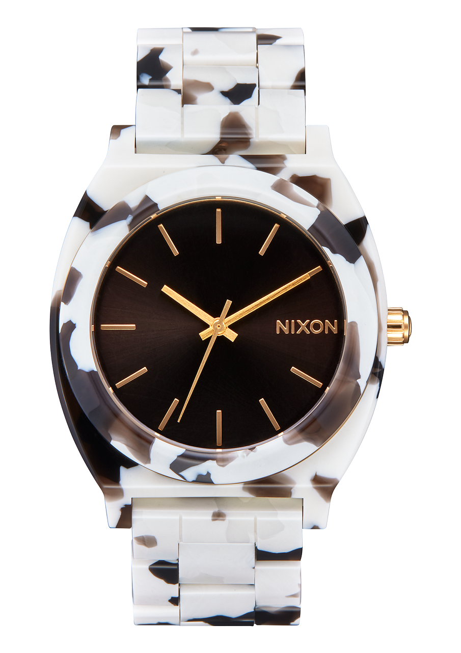 Time Teller Acetate Watch Black Tortoise Unisex Acetate – Nixon EU