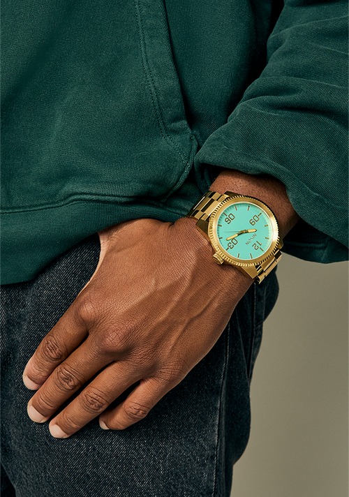 Corporal Stainless Steel - Gold / Turquoise / Gold