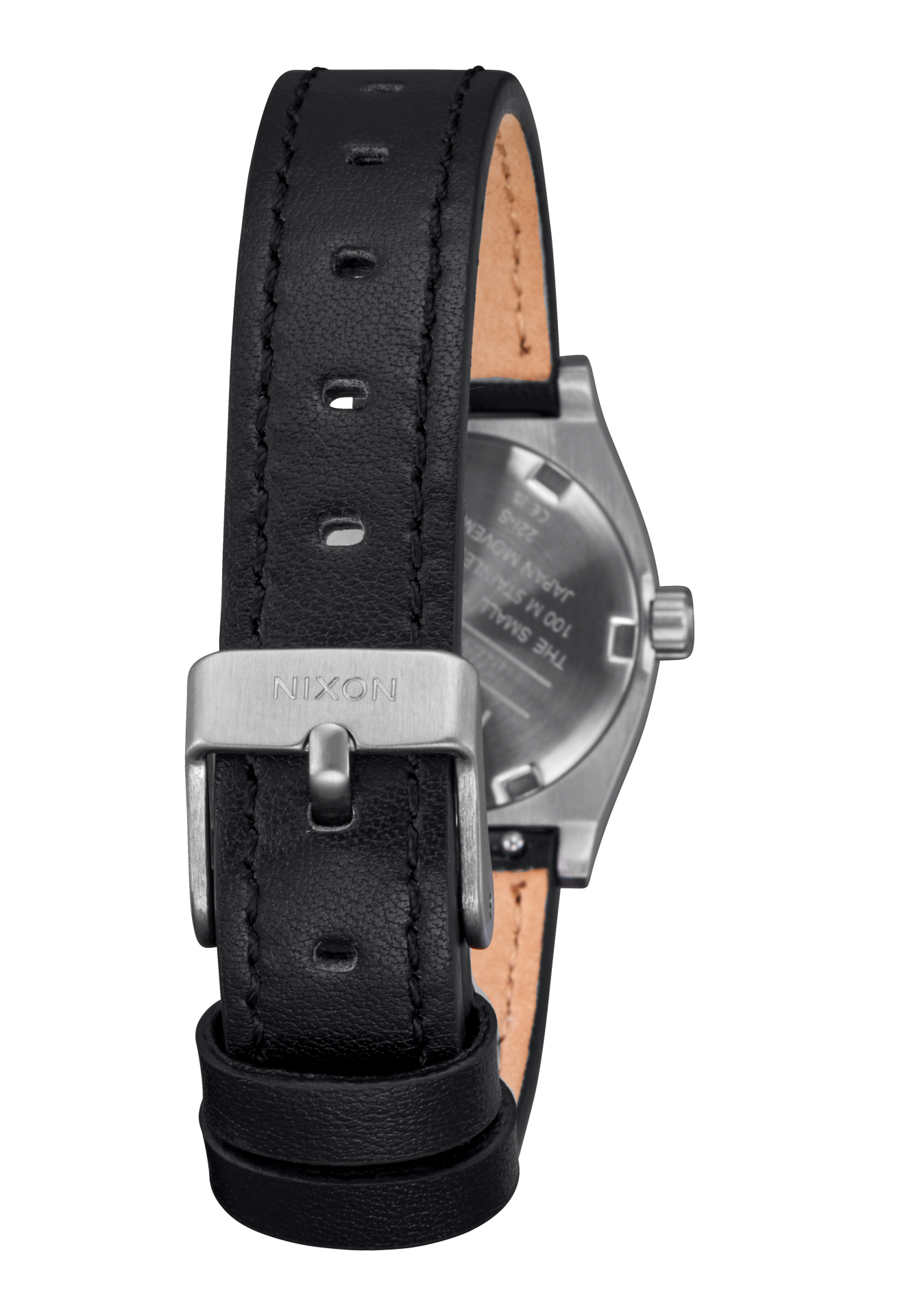 Small Time Teller Leather - Silver / Black View 4