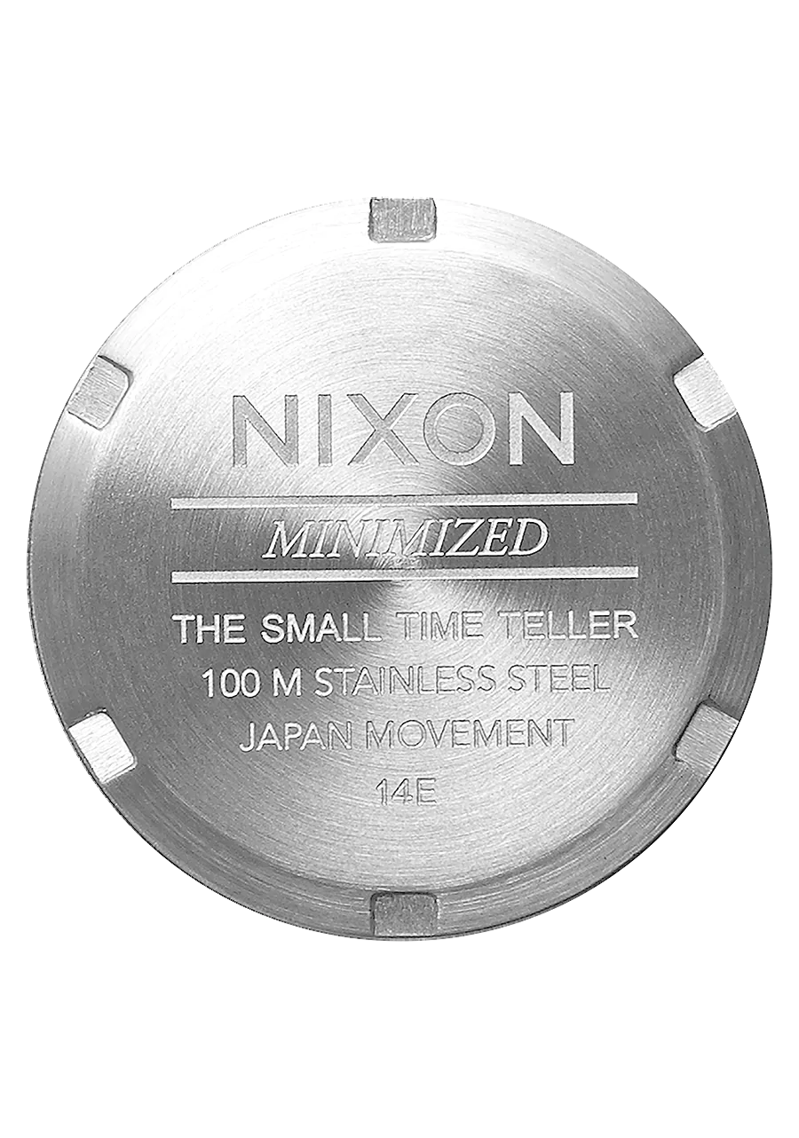 Small Time Teller Leather - Silver / Black View 5