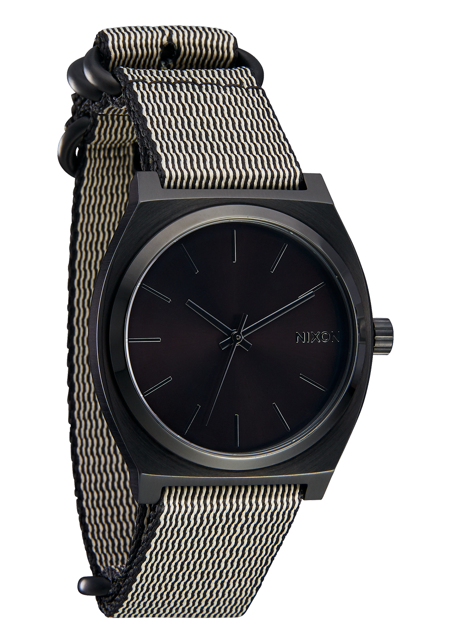 20mm Nylon #TIDE One Piece Band - Kaki / noir View 4