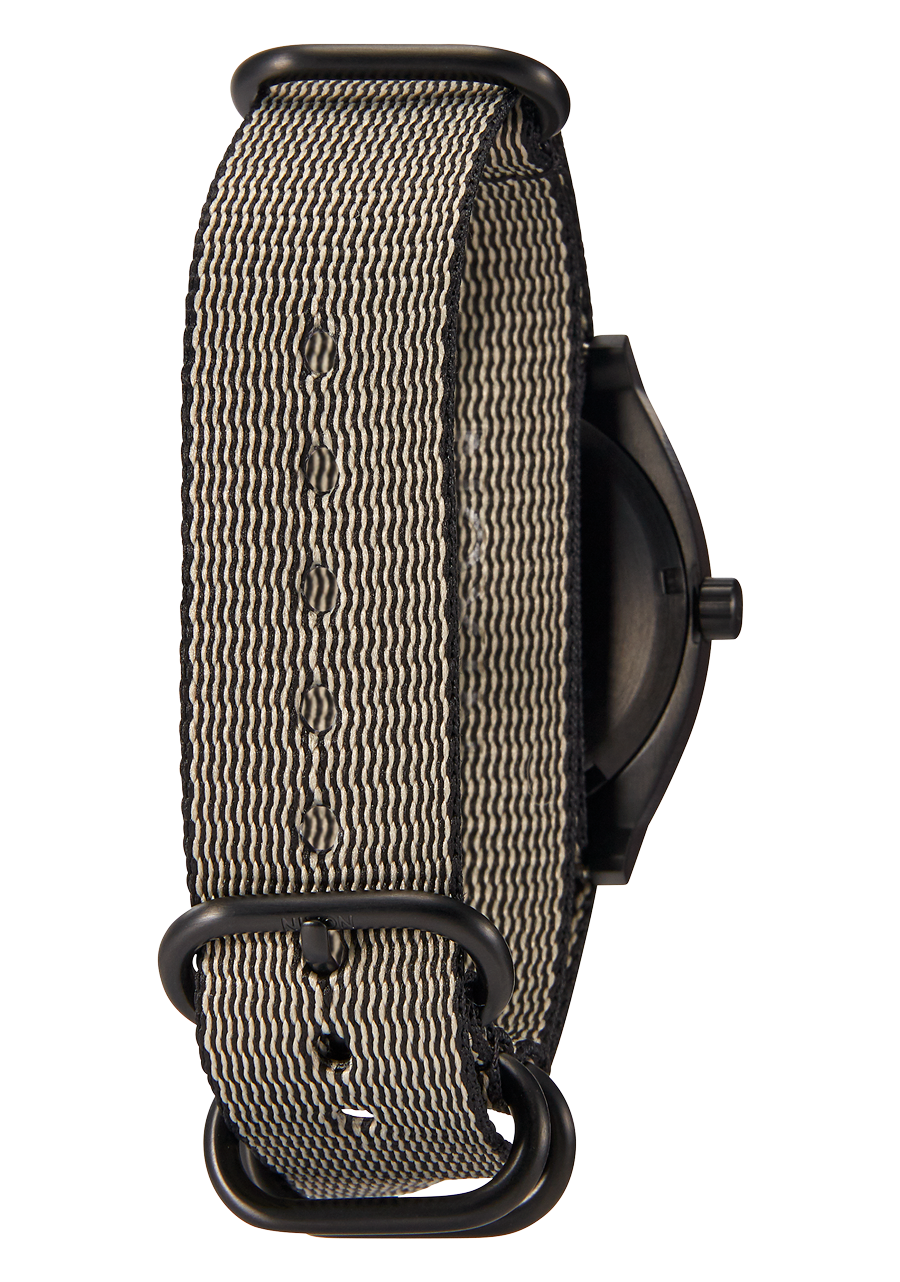 20mm Nylon #TIDE One Piece Band - Kaki / noir View 5