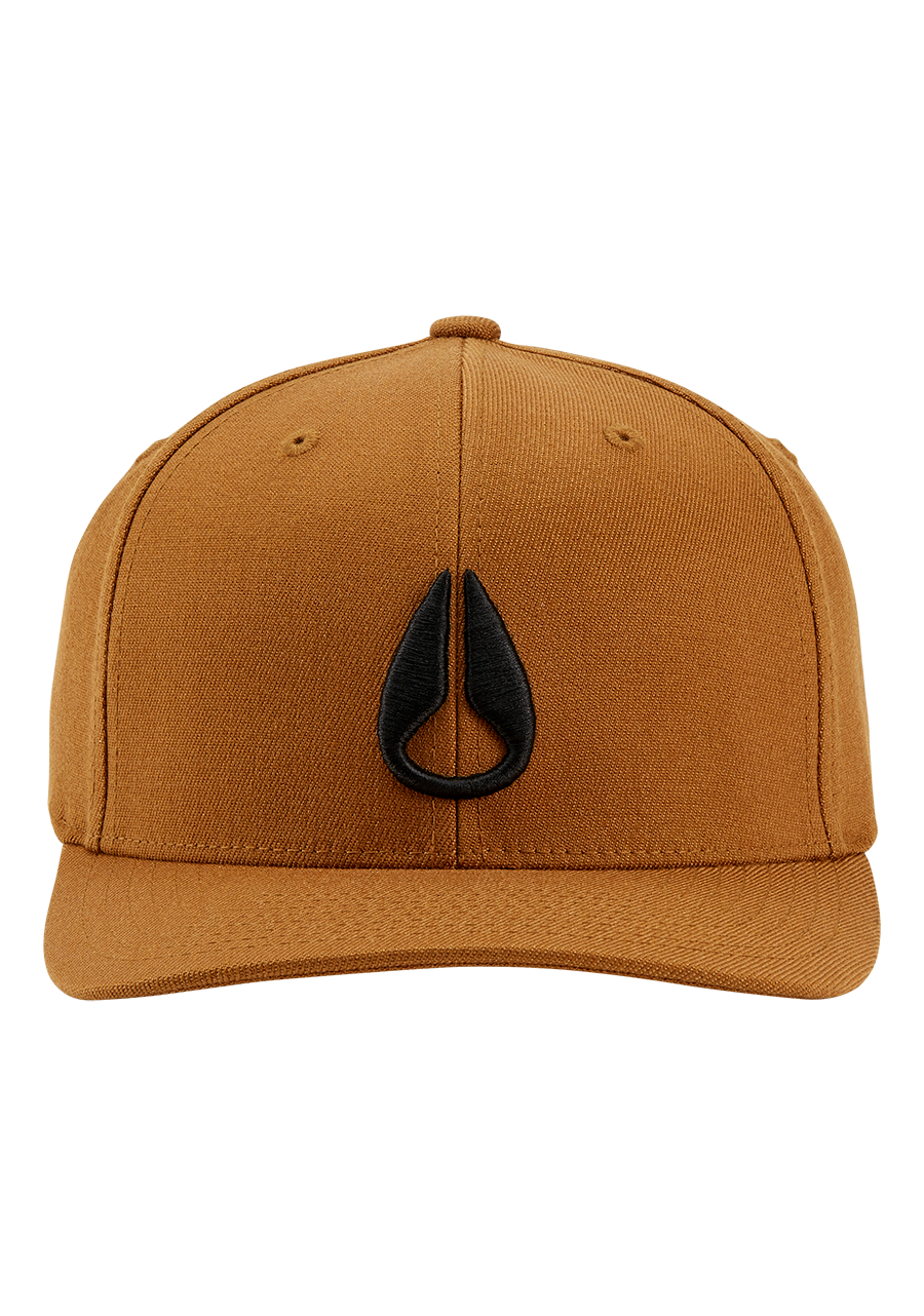 Deep Down Flexfit Athletic Fit Hat - Brown / Black View 3