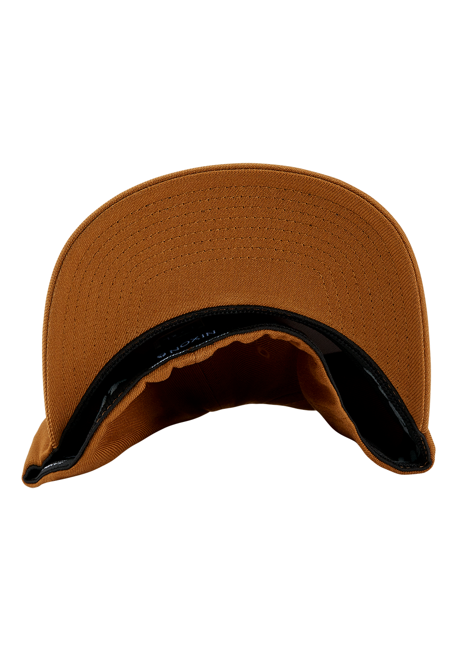 Deep Down Flexfit Athletic Fit Hat - Brown / Black View 4