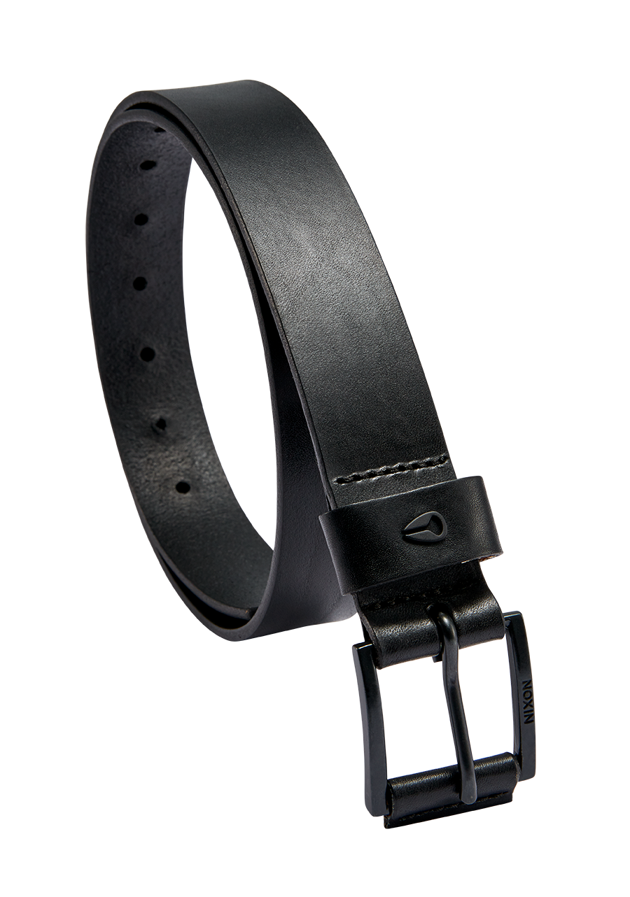 Americana Leather Belt - Black View 2