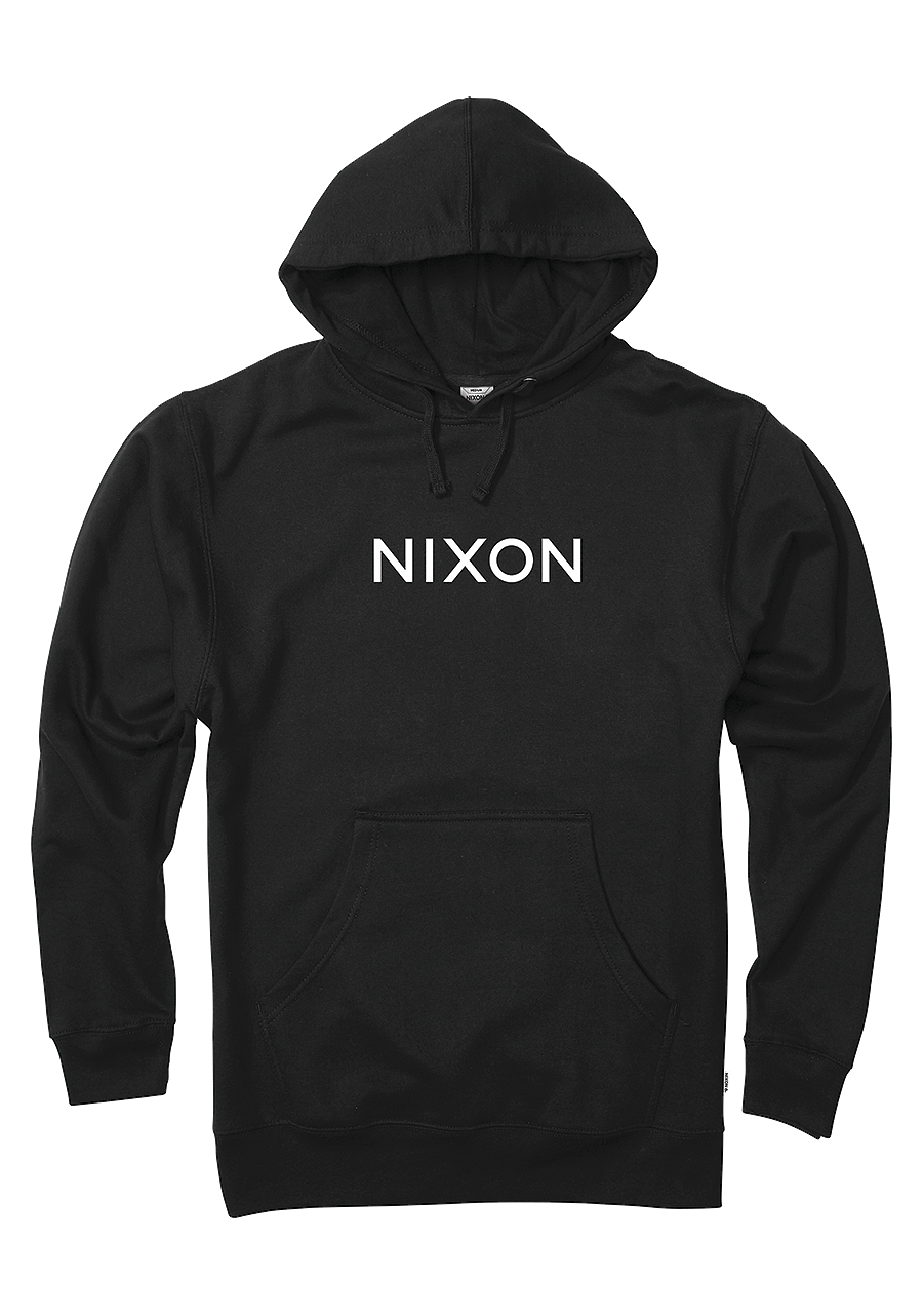 Sweat à Capuche Wordmark - Noir View 1