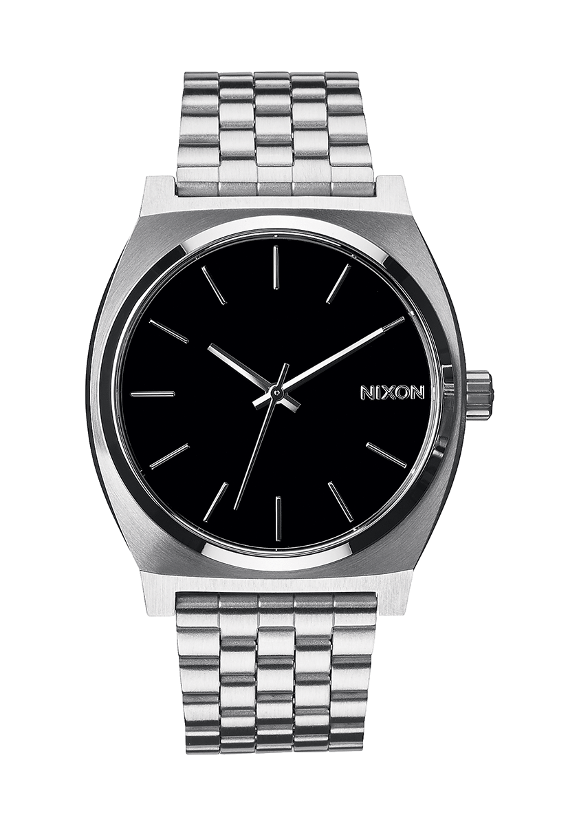 Nixon time 2025 teller silver black