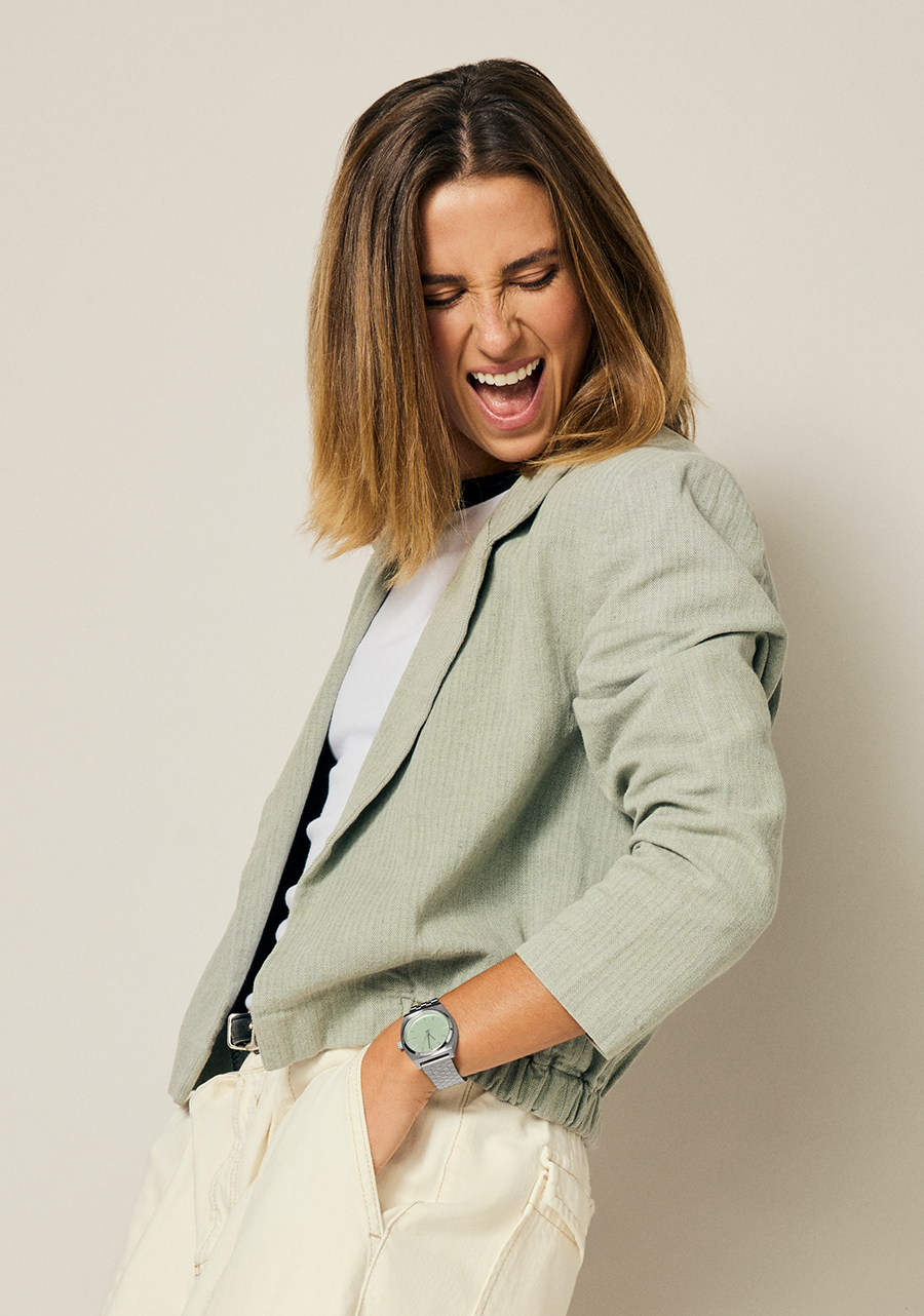 Time Teller - Argent / Pistache View 8