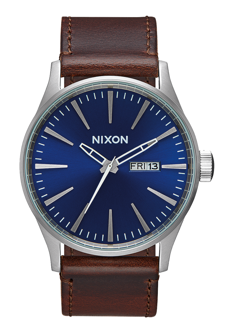 Sentry Cuir - Bleu / Marron