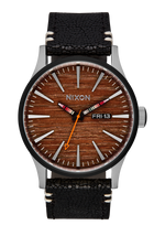 Sentry Leather - Silver / Rosewood / Black