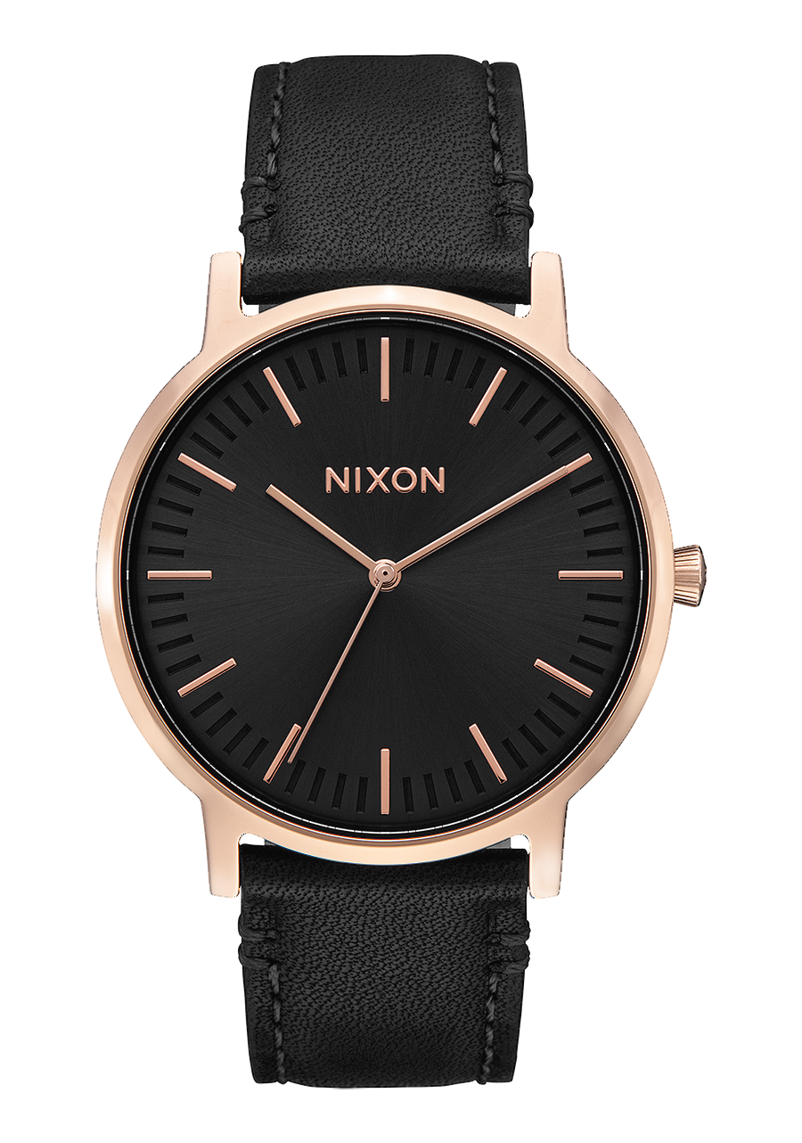 Porter Leather - Rose Gold / Black View 1