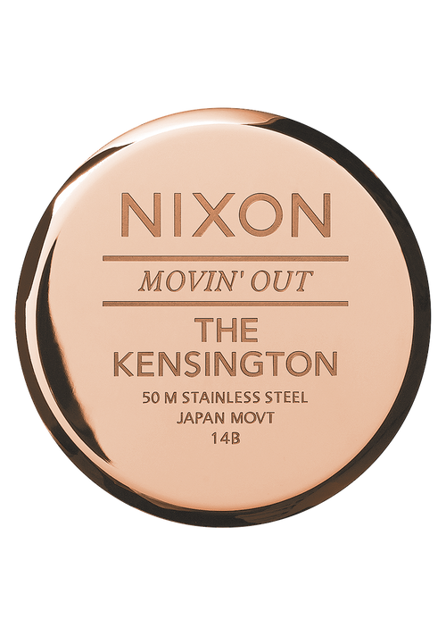 Kensington Leather - Rose Gold / Navy
