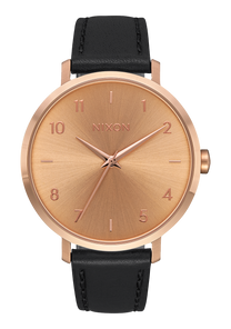 Arrow Leather - Rose Gold / Black View 1