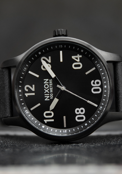 Patrol Leather - Noir / argent / noir View 7