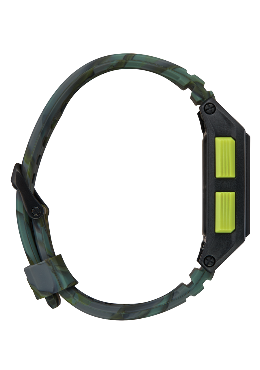 Base Tide Pro Watch Green Camo Digital Nixon EU