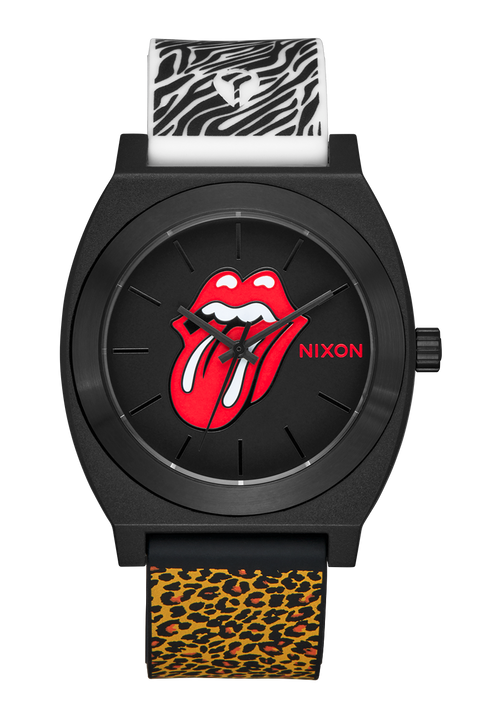 Rolling Stones Time Teller Watch All Black Unisex Nixon EU