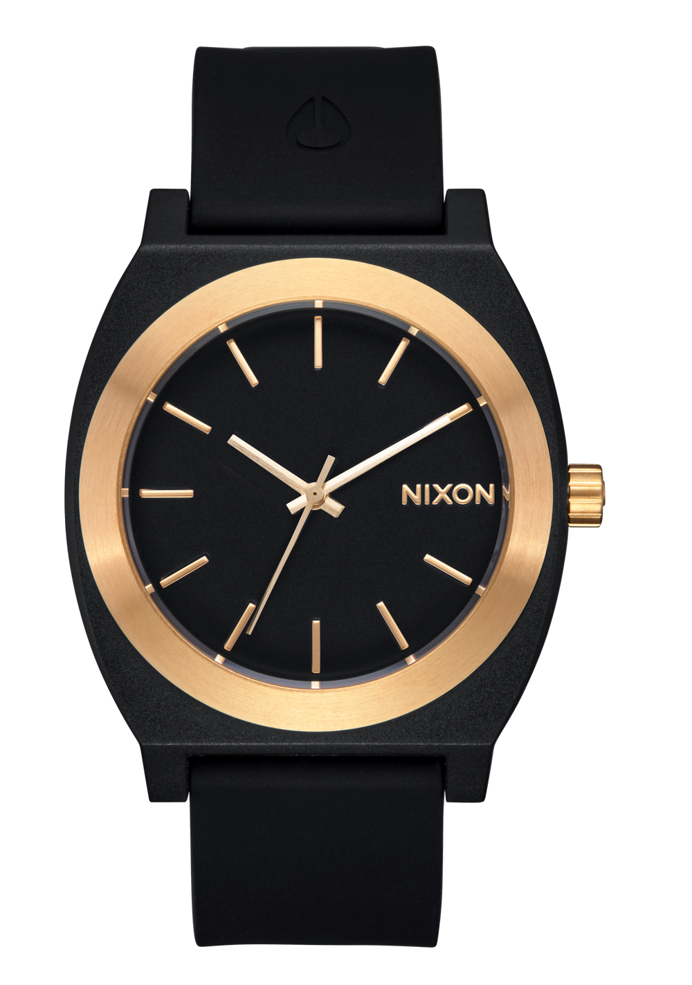 Nixon time teller matte black cheap gold