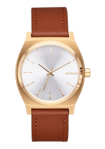 Time Teller Leather - Light Gold / White Sunray