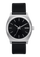 Time Teller Leather - Argent / noir