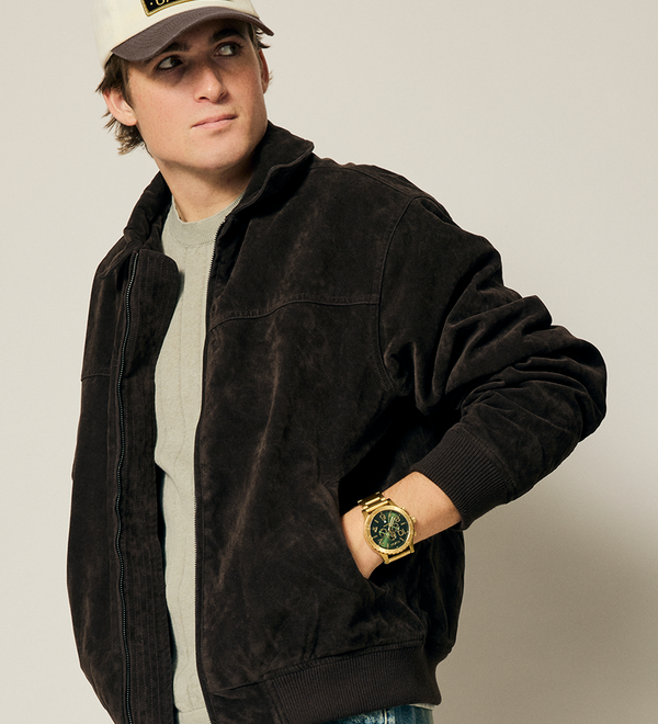 51-30 Chrono - Gold / Green Sunray