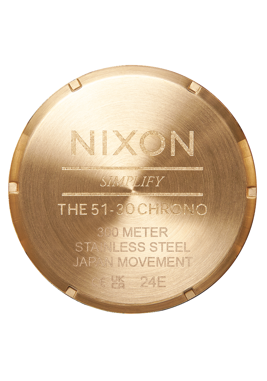 51-30 Chrono - Gold / Green Sunray View 5