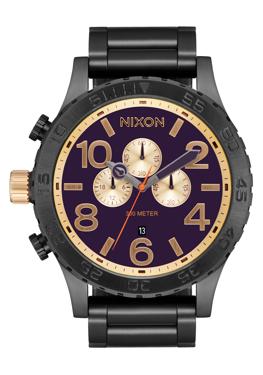 51-30 Chrono Watch | All Gold | Men's Stainless Steel – Nixon EU