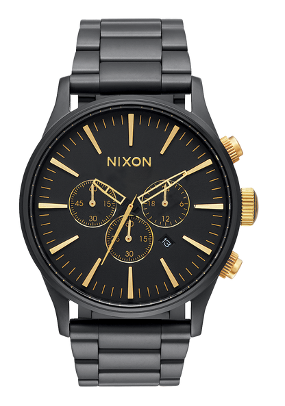 Sentry Chrono - Matte Black / Gold View 1