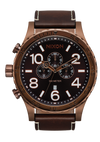 51-30 Chrono Cuir - Chocolat / Torréfaction foncée / Brun