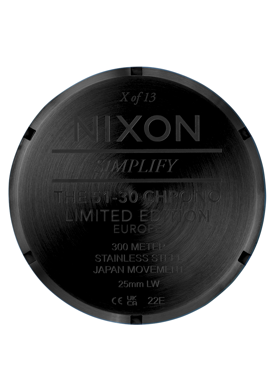 51-30 Chrono Friday the 13th Edition - Super Black / Neon Red / EU View 5