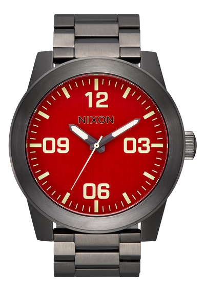Corporal Acier Inoxydable - Rouge / Gris anthracite
