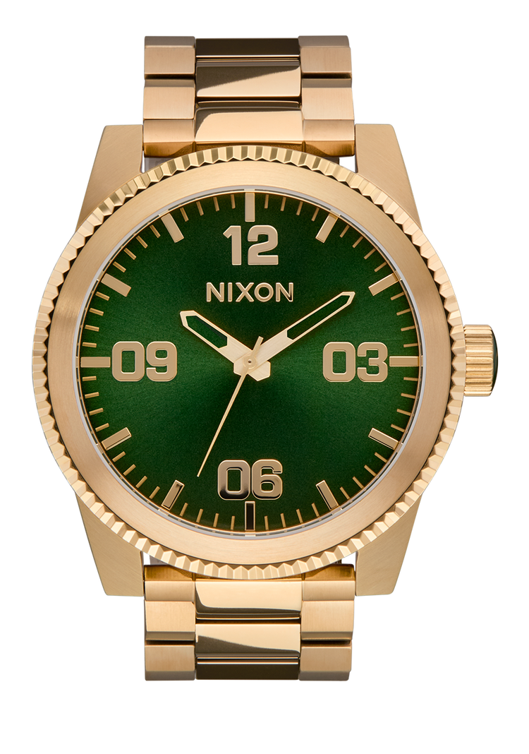 Corporal Acier Inoxydable - Rayons de soleil or / vert
