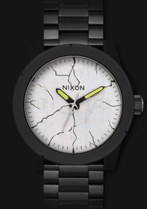 
Nixon Corporal Stainless Steel Watch - Analog - Black / And Justice For All - View 8