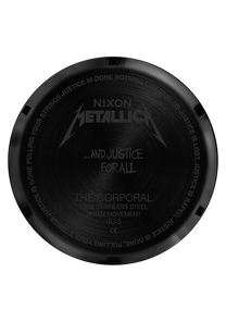 
Nixon Corporal Stainless Steel Watch - Analog - Black / And Justice For All - View 4