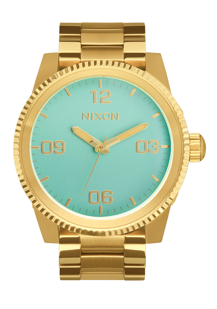 Corporal Acier Inoxydable - Or / Turquoise / Or