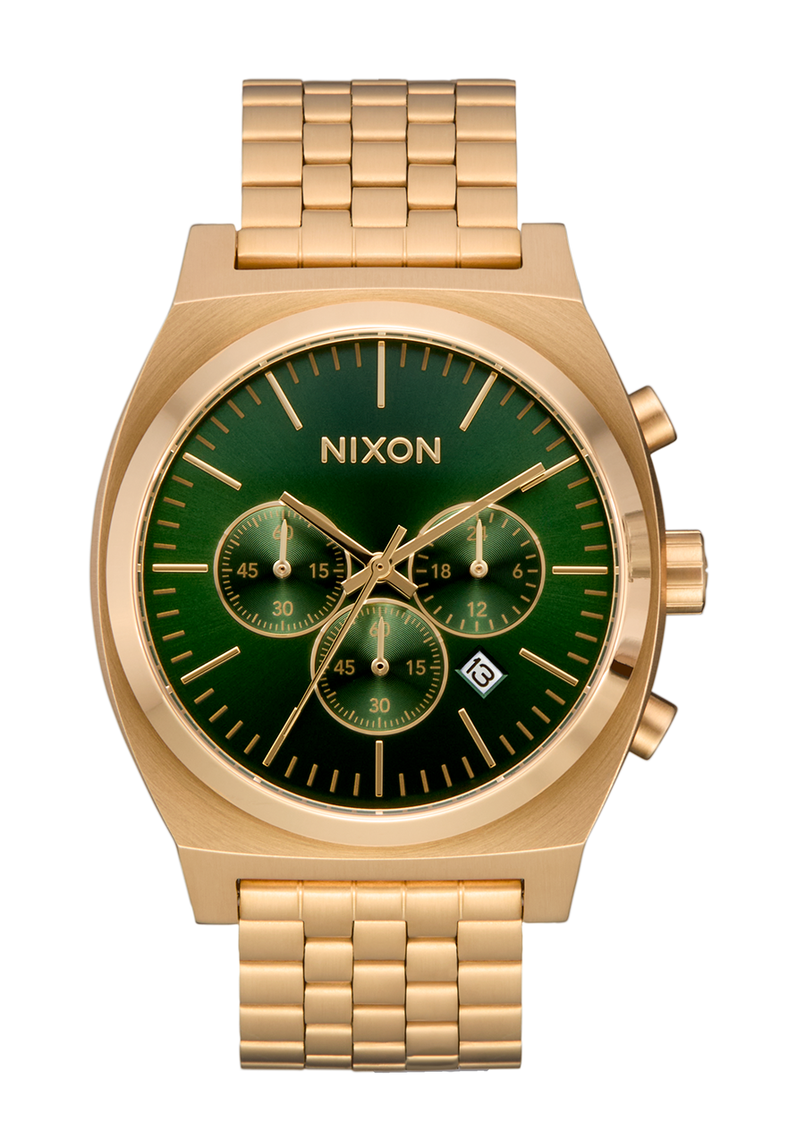 Time Teller Chrono - or / vert rayon de soleil View 1