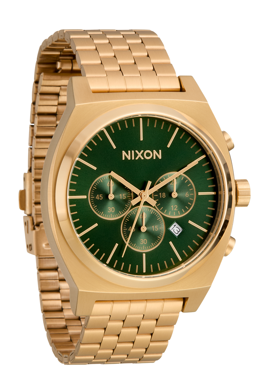 Time Teller Chrono - or / vert rayon de soleil View 2