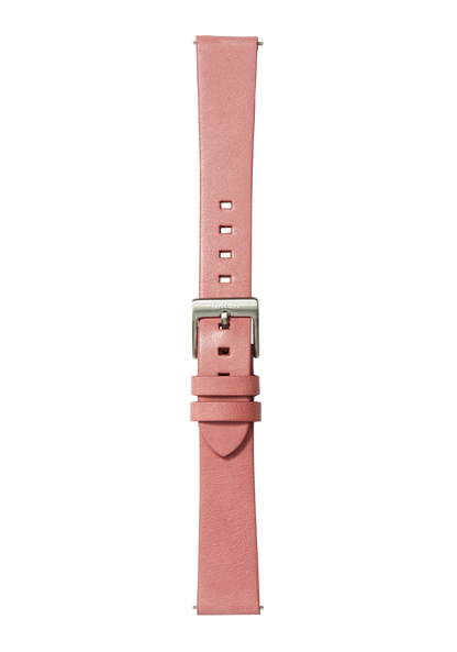 16mm Veg Tanned Leather Band - Vieux rose View 2